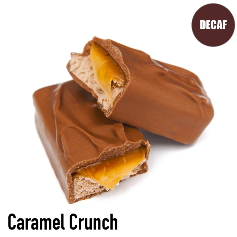 Caramel Crunch Flavored Decaf Coffee from Volcanica Coffee
